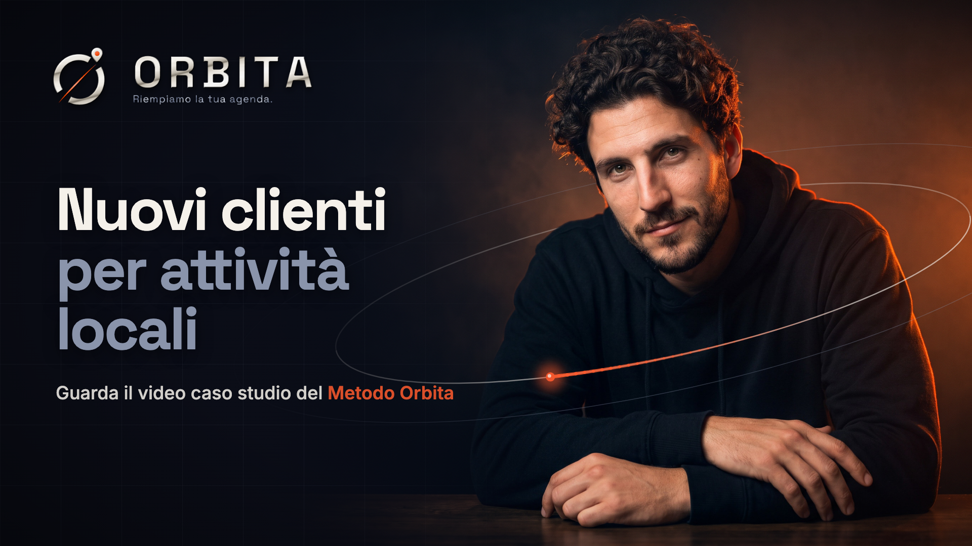 Copertina del video caso studio Metodo Orbita: Nuovi clienti per attività locali